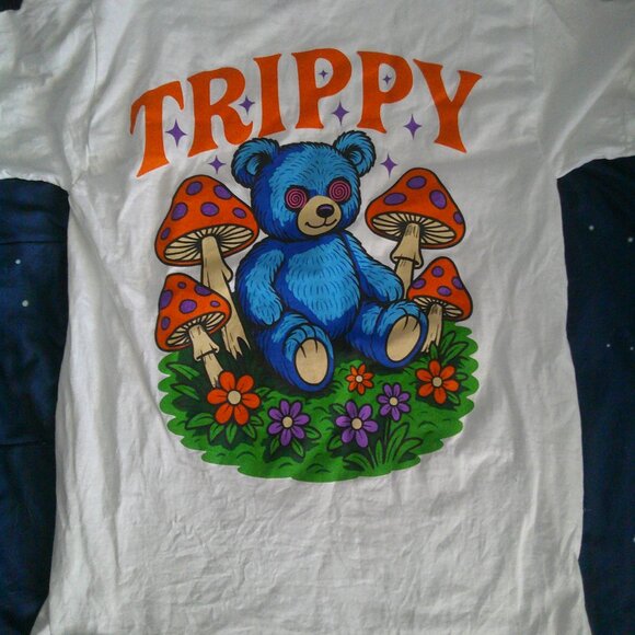 Medium Stoned Bear Mens T Shirt-Good Condition - Picture 2 of 2